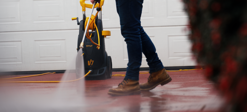 How to clean a driveway with a pressure washer: block paving, tarmac and concrete