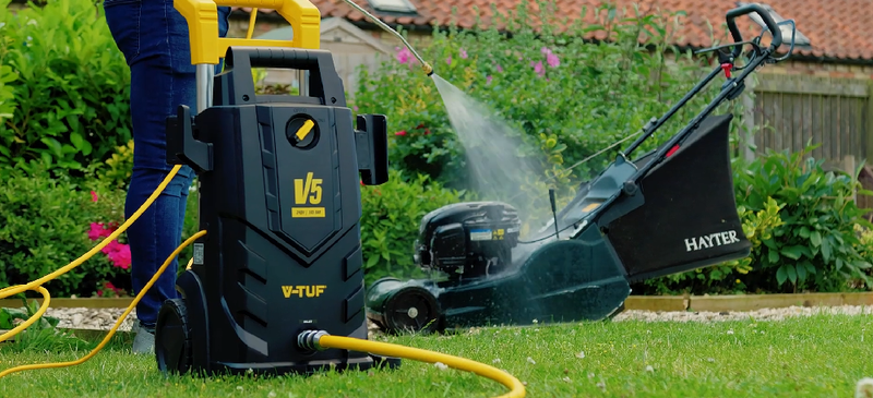 How to wash a bike, quad or garden machinery with a pressure washer