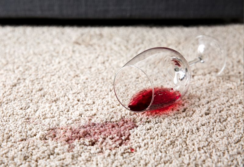 How to remove common stains from carpets and upholstery; red wine, coffee, grease and more