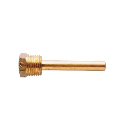 V-TUF thermostat sheath 10.1101, 1/2 inch male 101mm immersion pocket for hot wash systems