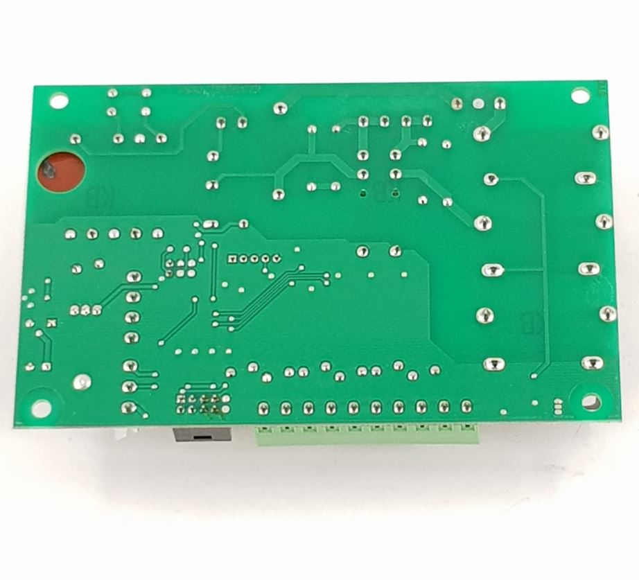 V-TUF 240V hot machine PCB control board close-up showing relay and sensor connections