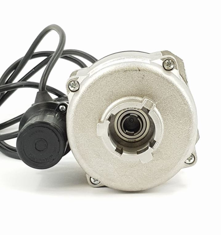 V-TUF 400167 burner motor side view showing motor body and fan housing