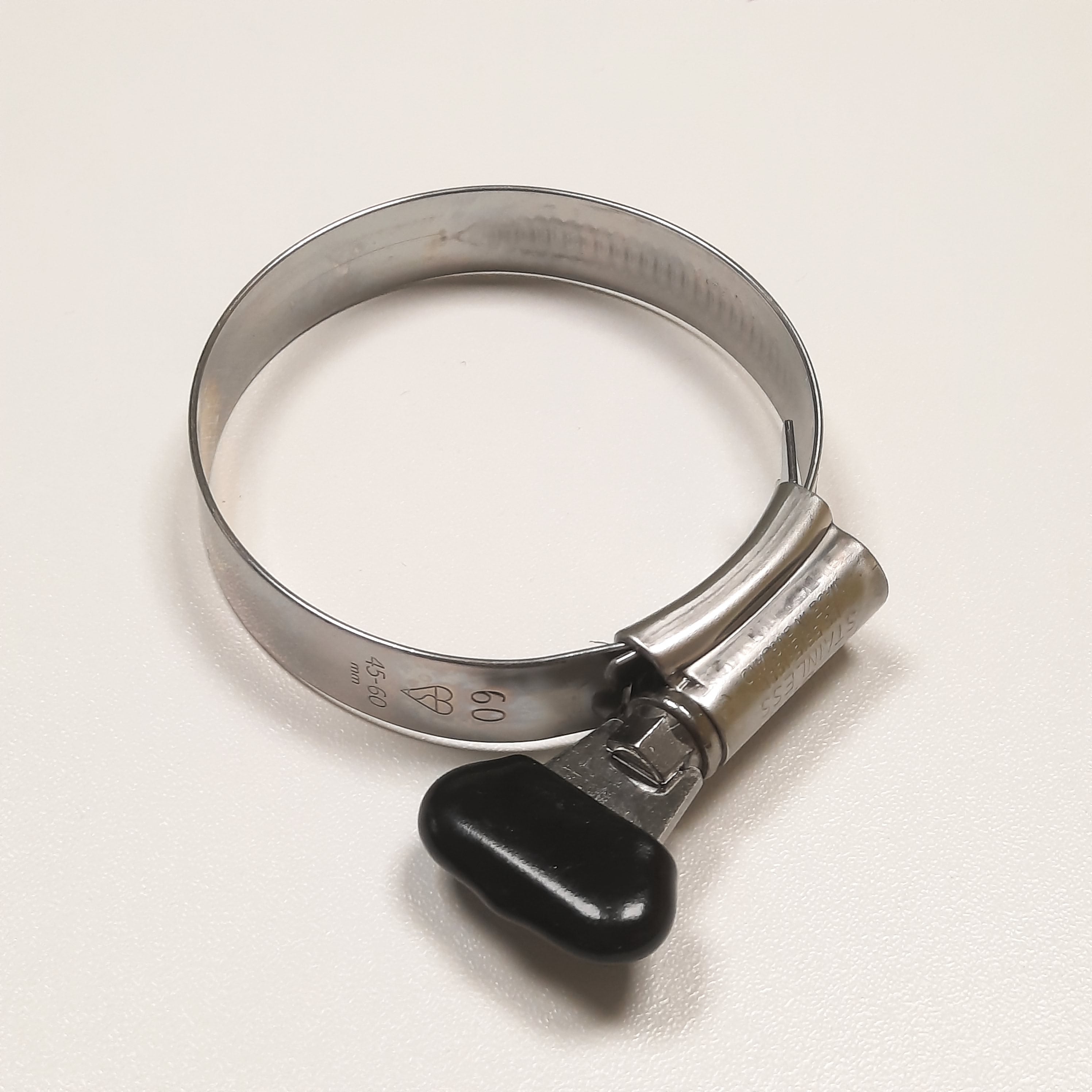 V-TUF hose clamp 40-60mm stainless steel A2.4060SSW with wing nut no tools required