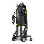 V-TUF ATX4500I-240 ATEX vacuum side view showing detachable bin and filter cleaning system