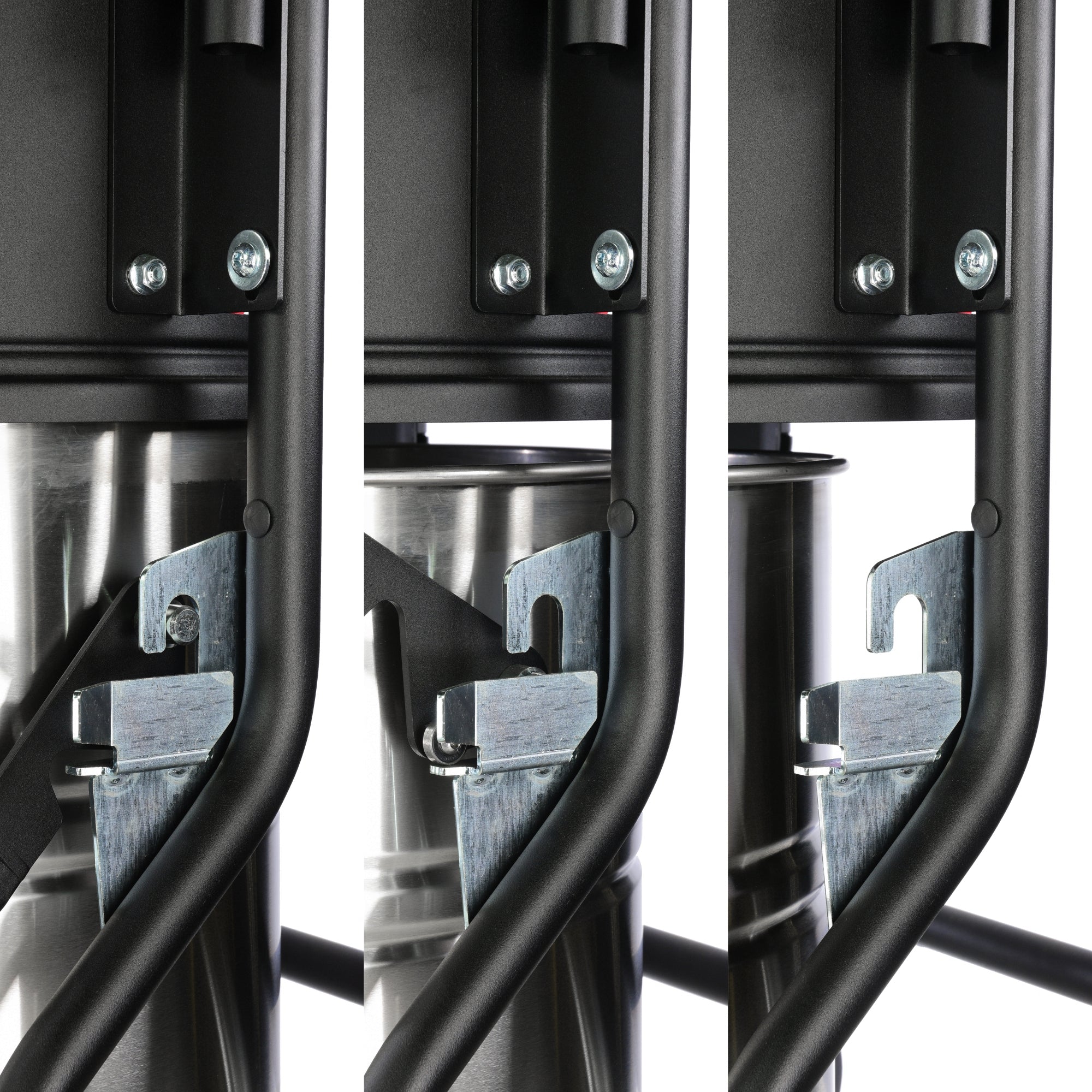 V-TUF ATX4500I-240 rear view showing detachable bin mechanism and power connection