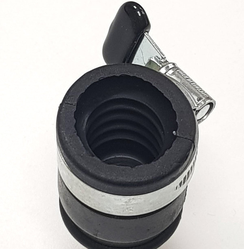 V-TUF B1.0UNI universal plug close-up showing adjustable barb and KCQ male thread