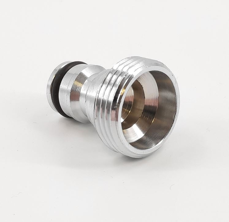 V-TUF KCQ plug B1.134 close-up of male thread end and chrome body detail