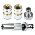 V-TUF professional KCQ 4-piece hose connector and nozzle set B1.212-KIT1 for 12.5mm hose