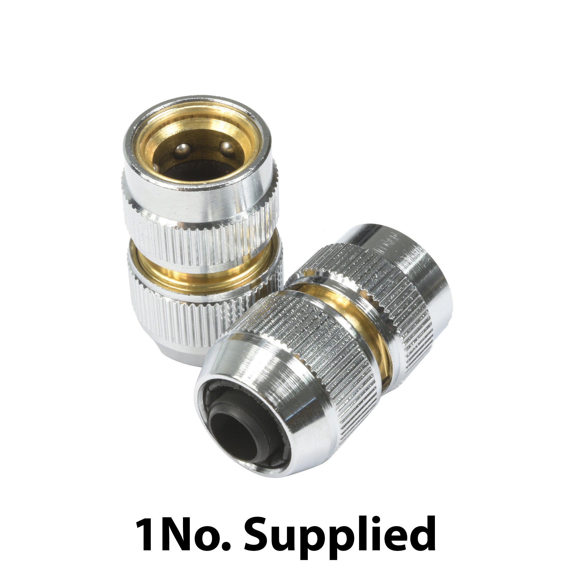 V-TUF KCQ coupler B1.234, chrome brass female quick release with 16/19mm 3/4 inch hose tail
