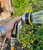 V-TUF B1.777 KCQ spray gun side view showing rubber grip, trigger and multi-function head