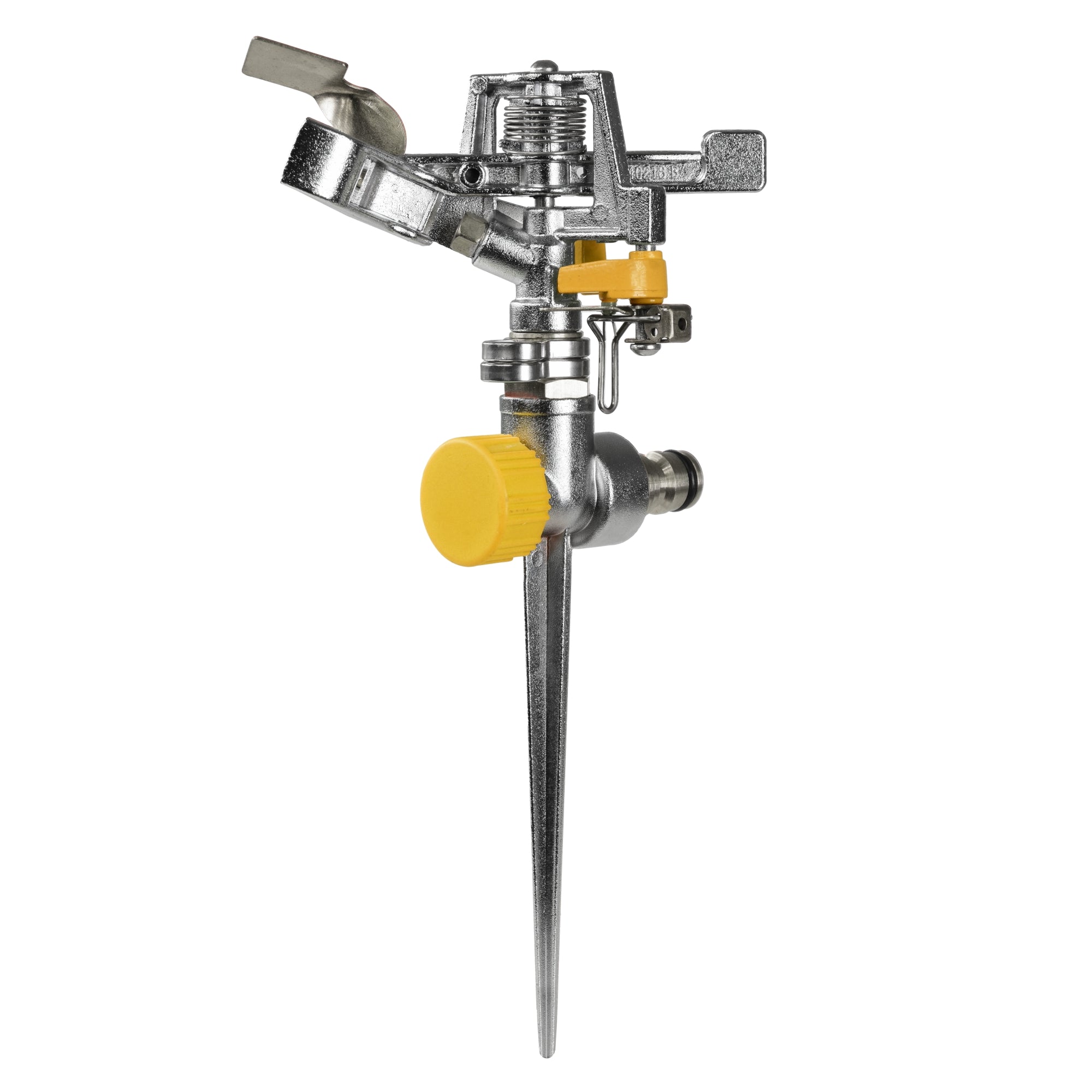 V-TUF professional KCQ water sprinkler on metal picket B1.998 for ground-level watering