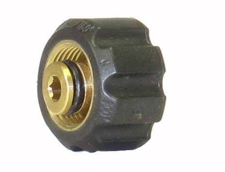 V-TUF M22F 1/4M M3 short 2-piece screw coupling B14.1004 for pressure washer gun connections