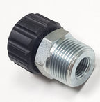 V-TUF B14.101434 screw coupling side view showing M22F female and 3/4M male threads