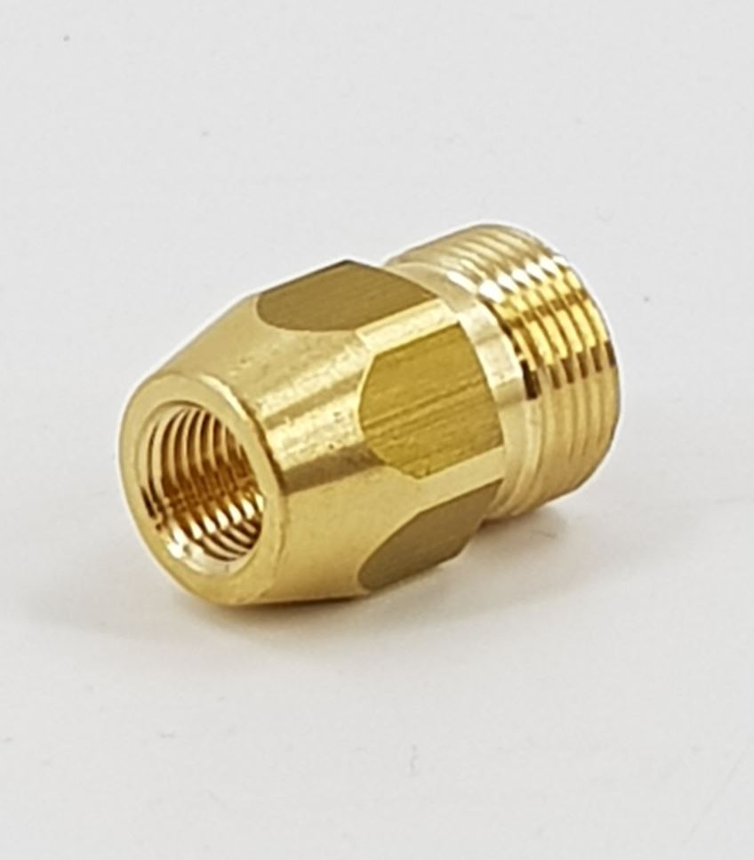 V-TUF M22M to 1/4F M3 long deep screw coupling B14.1111 for pressure washer connections