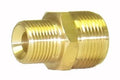V-TUF M22 male to 3/8 inch male screw coupling B14.1114, brass adaptor fitting