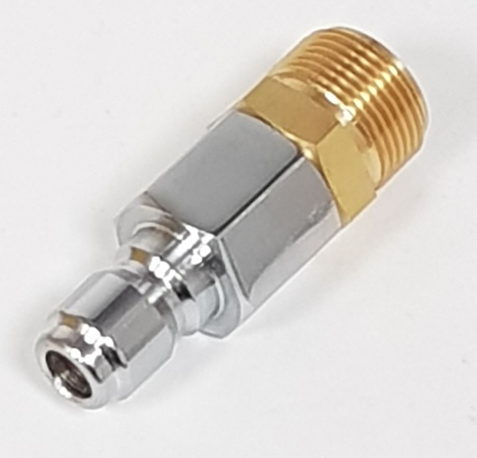 V-TUF B14.1114MSQM MSQ male coupling close-up showing M22M thread and MSQ probe body