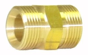 V-TUF M22 male to M22 male hose joiner B14.1199, brass double male connector