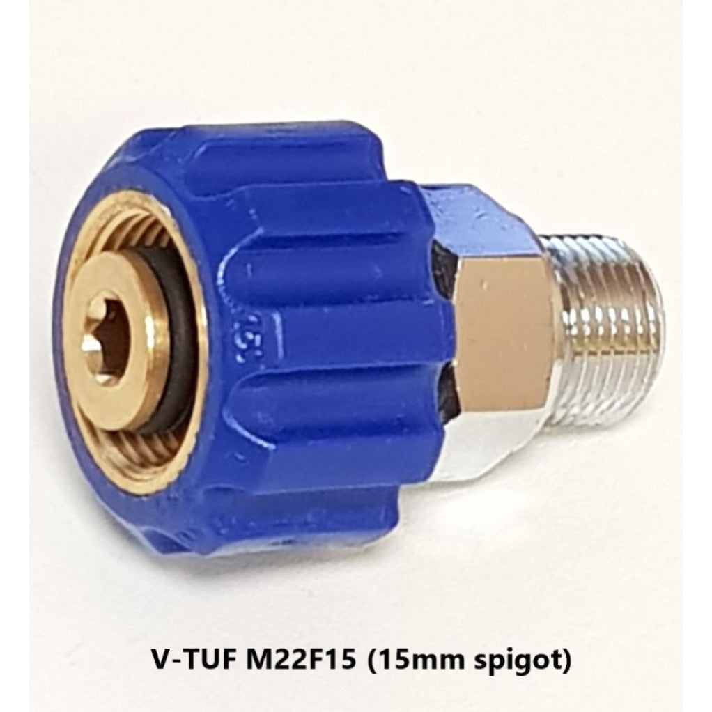M22F15 3/8M SCREW COUPLING - 15mm Spiggot - FITS V3 & V5 RANGE - B14.400438