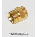 M22M15 3/8F SCREW COUPLING - 15mm Spiggot - FITS V3 & V5 RANGE