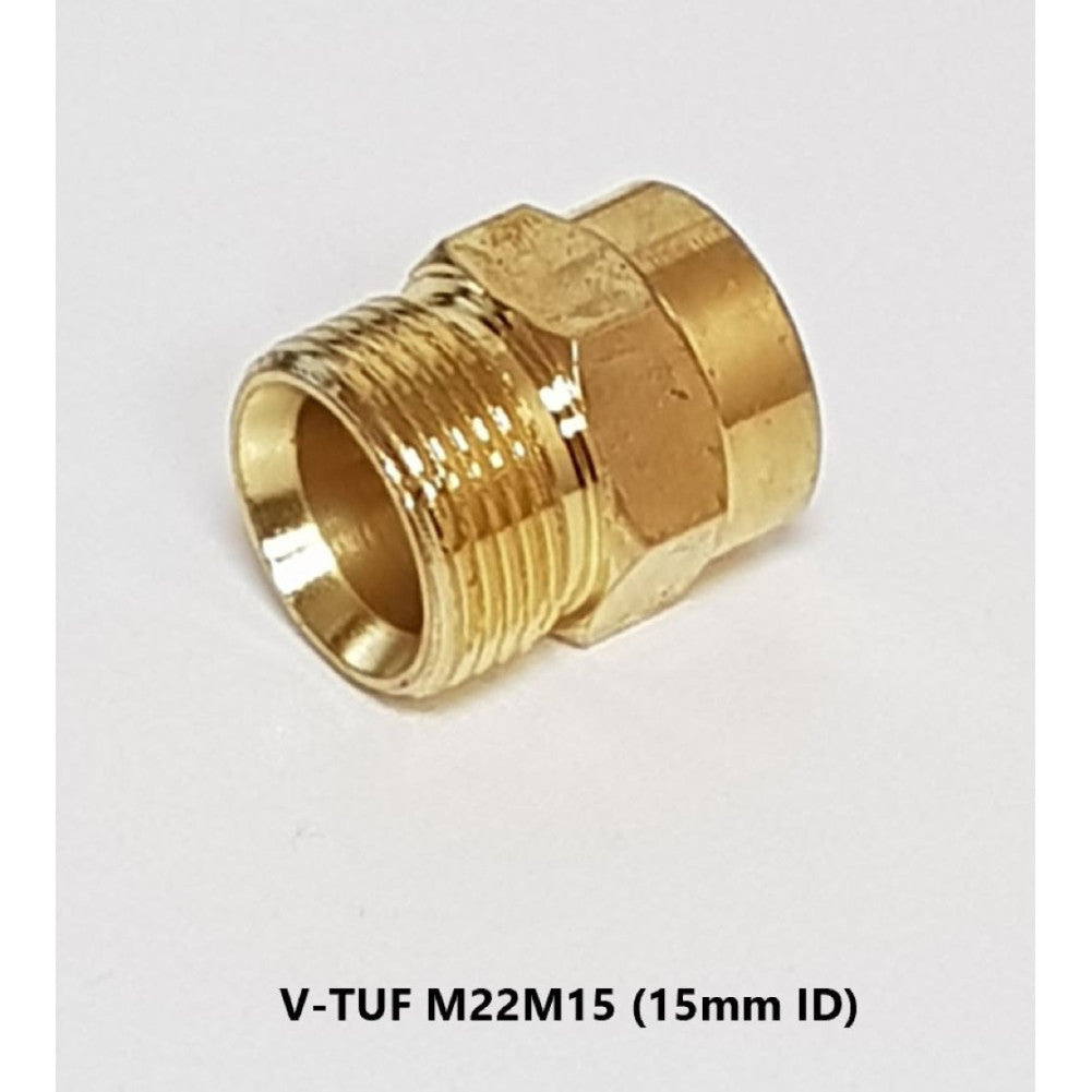 M22M15 3/8F SCREW COUPLING - 15mm Spiggot - FITS V3 & V5 RANGE