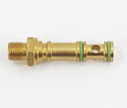 V-TUF B14.534 Nilfisk hose reel spigot side view showing 1/4M thread and spigot body