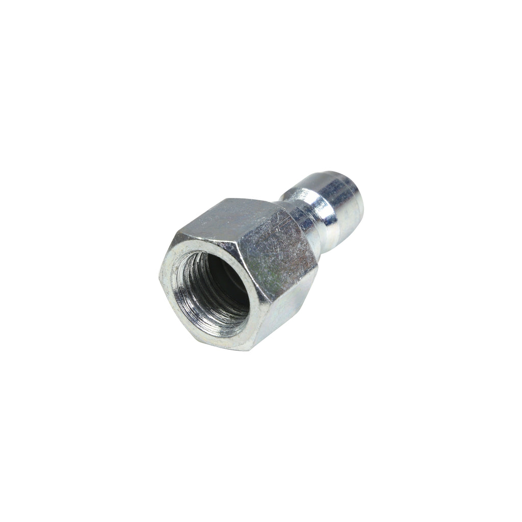 V-TUF B14.5731SS SSQ stainless male plug close-up showing 1/4F thread and SSQ body