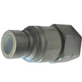V-TUF FFQ ISO16028 flat face male coupling B14.9112FF, 1/2 inch female thread, steel body