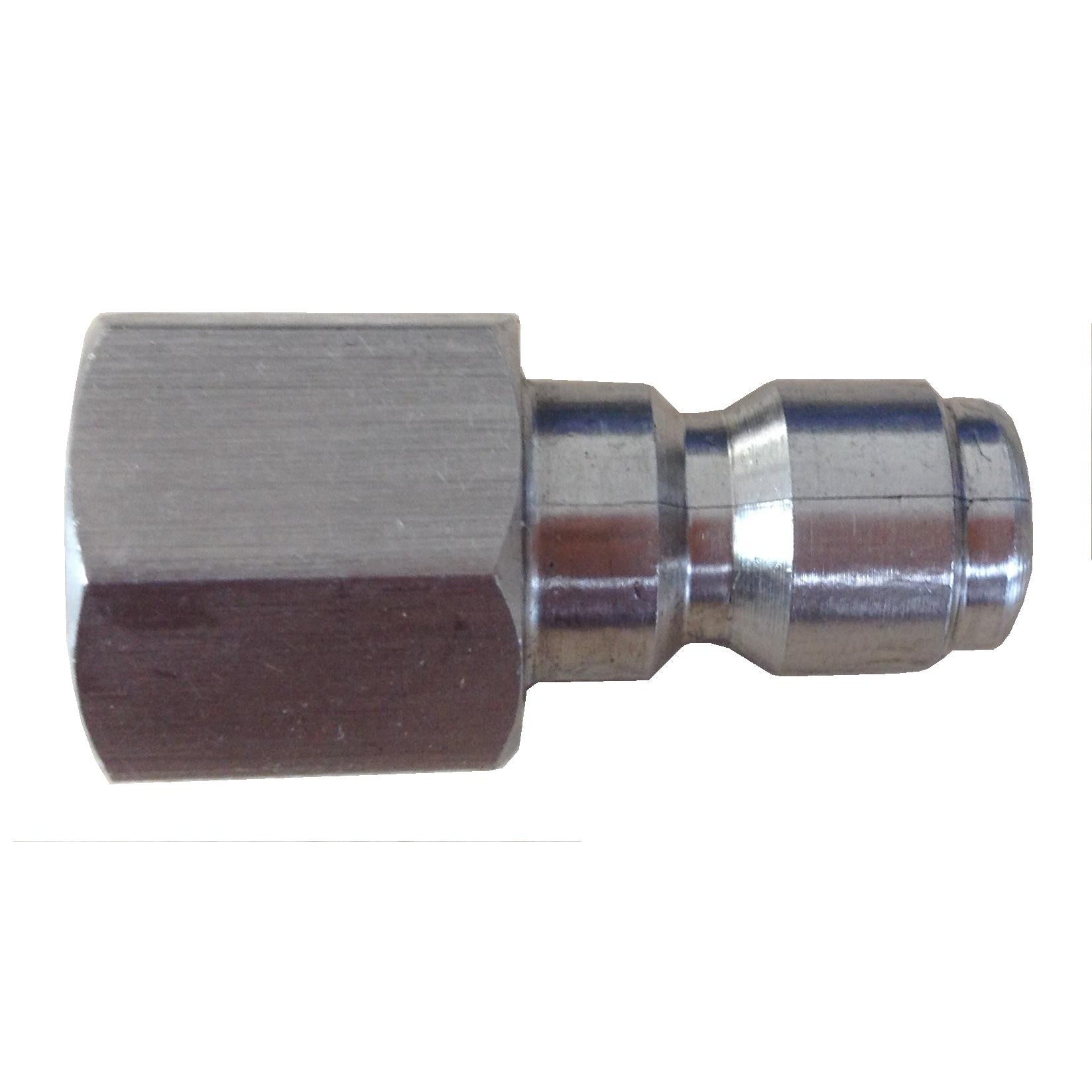 MSQ Stainless Steel H.P QR MALE PLUG 3/8"F - B14.9191SS
