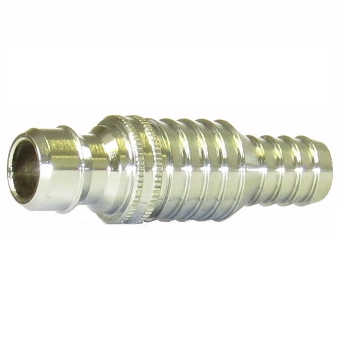V-TUF NSQ 1/2 DURAKLIX male coupling B15.0700, chrome brass step tail for 1/2 and 3/4 inch hose