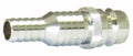 V-TUF NSQ 3/4 DURAKLIX male coupling B15.3524, chrome brass with 1/2 and 3/4 inch step hose tail