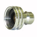 V-TUF NSQ 1/2 DURAKLIX male coupling B15.5700, chrome brass with 3/4 inch BSP female thread