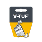 V-TUF GKC coupling male BSP thread side view showing push-fit body and thread detail