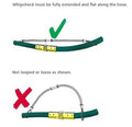 V-TUF AQC whip check cable B16.600 for 1/2 and 3/4 inch air hose safety