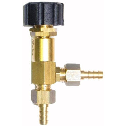 METERING L CHEMICAL VALVE WITH CAP & TAILS