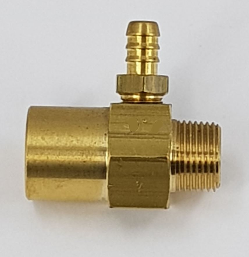 V-TUF fixed chemical injector 3/8F inlet 3/8M outlet for pressure washer chemical dosing