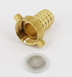 V-TUF B2.3434FILT brass filter hose tail close-up showing mesh filter element