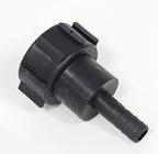 V-TUF IBC connection S60 female plastic 2F cap with 3/4 inch hose tail B2.P0234