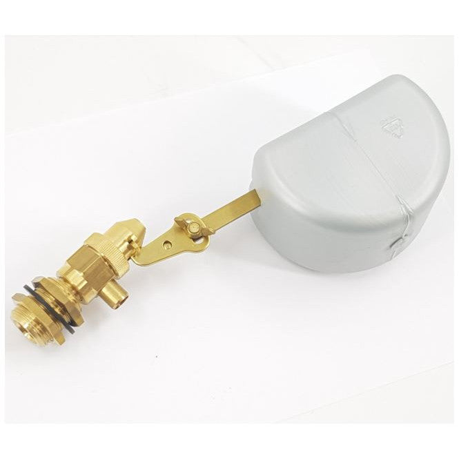 FLOAT VALVE for WATER TANK, BRASS, 1/2M PANEL MOUNT - B5.212