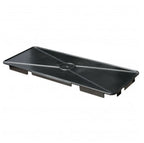 V-TUF B5.557 plastic water tank side view showing tank body, outlet and fill neck