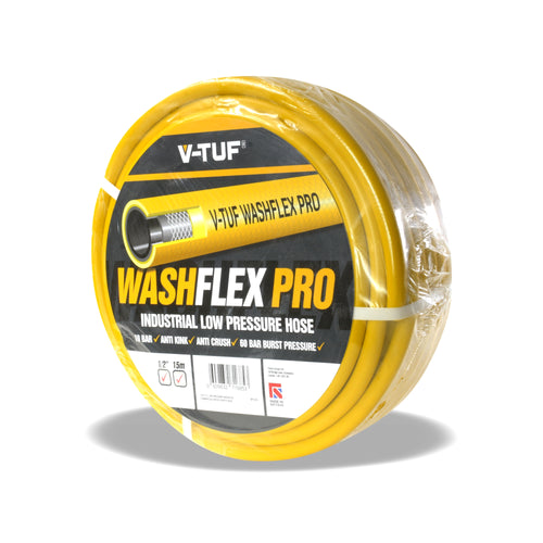 V-TUF 15m 1/2 inch 10 Bar WASHFLEX PRO water supply hose BF1215 coil view