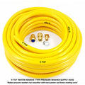 WASHFLEX PRO WATER RESERVE 25m PRESSURE WASHER WATER SUPPLY HOSE KIT c/w KCQ & 3/4 FITTINGS  - BF3425-B1234