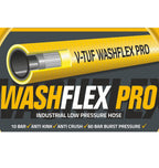 V-TUF BF3450 WASHFLEX PRO hose end fitting detail showing 3/4 inch BSP connection