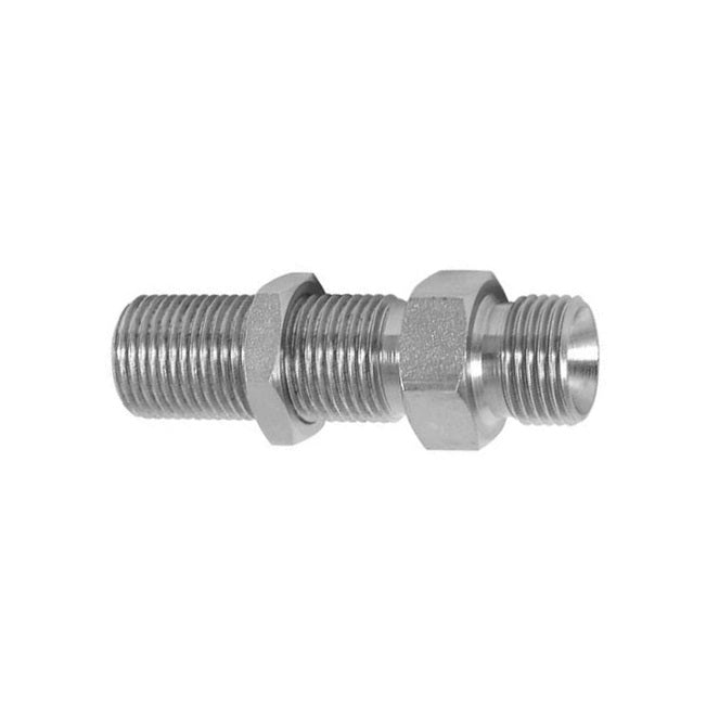 V-TUF bulk head fitting 1/4M x 1/4M BHMB4 for panel or tank wall penetration connections