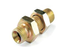 V-TUF bulk head fitting 3/8M x 3/8M BHMB6 for panel or tank wall penetration connections