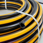 V-TUF BR3401 heavy duty water hose cut end showing reinforced rubber construction