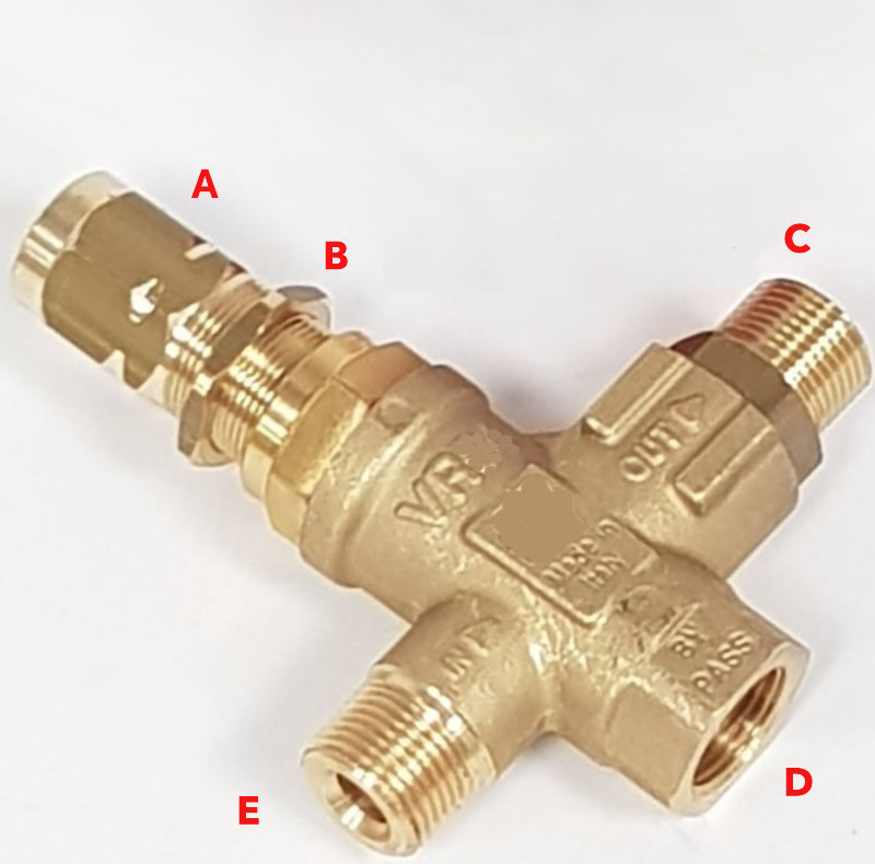 V-TUF pressure safety relief valve C0.000PSRV VRS 200 Bar for pump protection