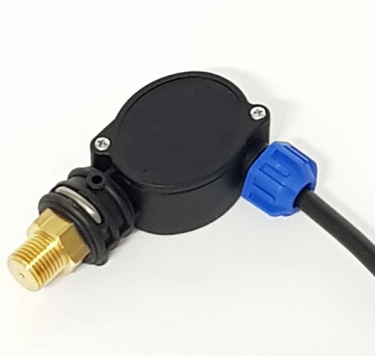 V-TUF C0.015 small pressure switch side view showing 15 Bar adjustment and compact body
