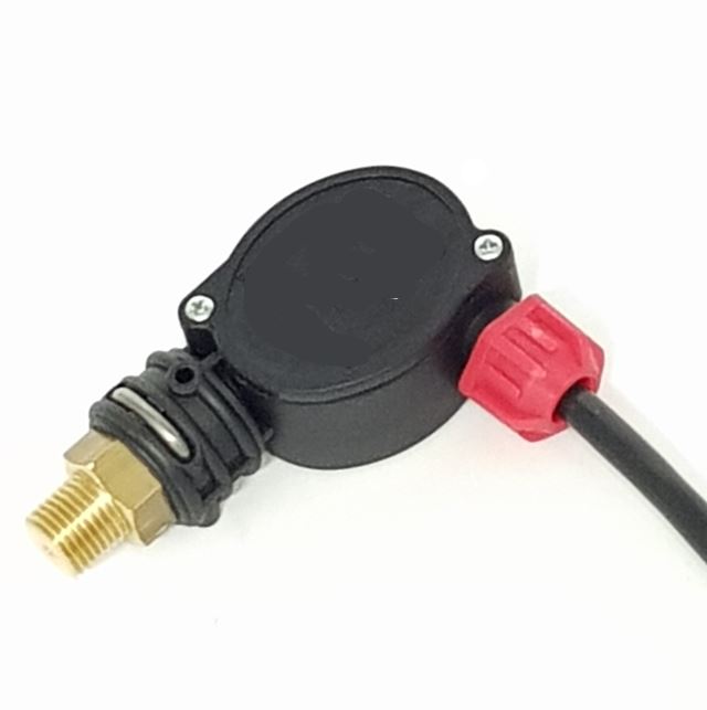 V-TUF C0.025 small pressure switch side view showing 25 Bar adjustment and compact body