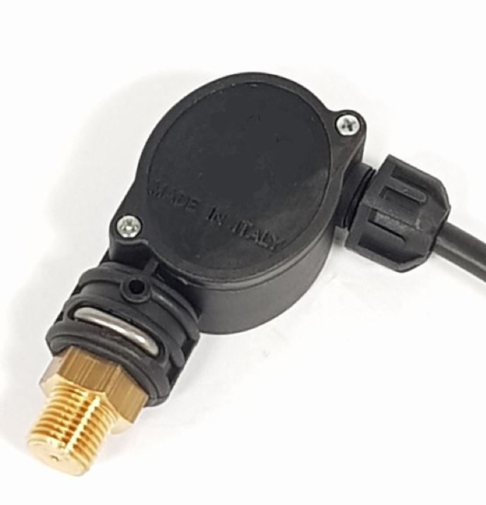 V-TUF C0.040 small pressure switch side view showing port and lead connection
