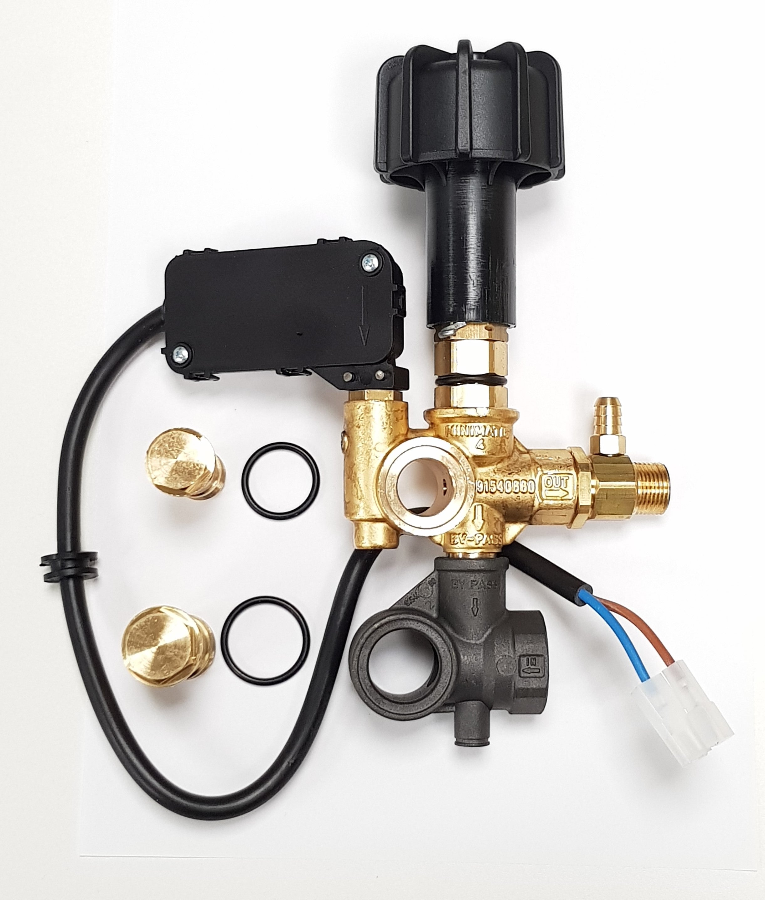V-TUF unloader banjo C0.063 with injector and pressure switch for bypass pressure control